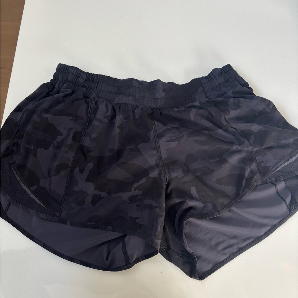 Women's Black Camo Shorts